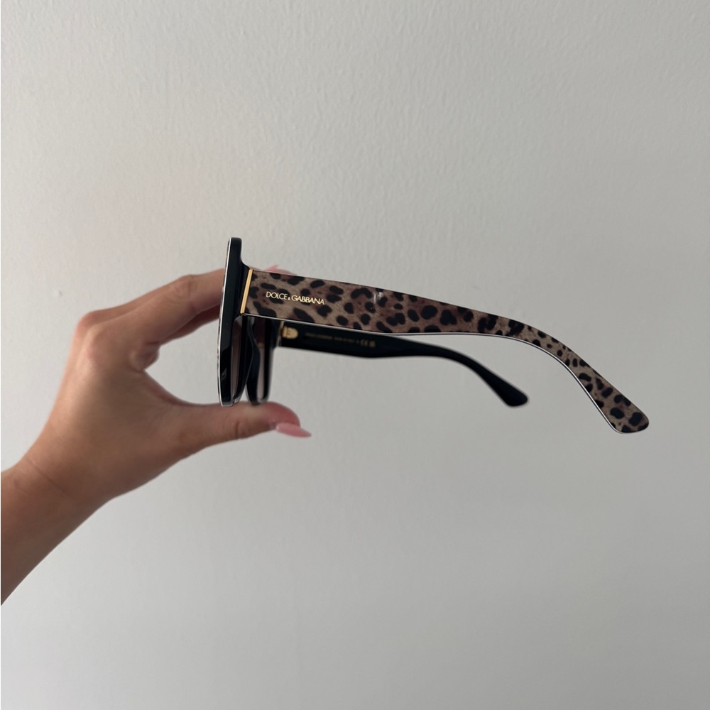 DOLCE & GABBANA Leopard Print Sunglasses - Picture 12 of 15